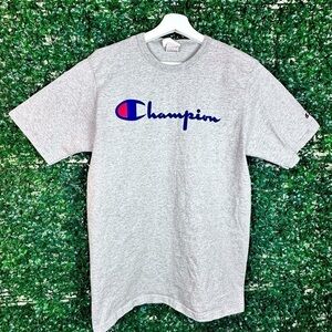 Champion Heritage Men’s Short Sleeve Gray T-Shirt Size Large